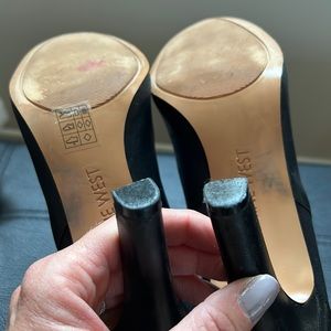 Black leather Nine West boots